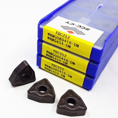 10pcs WNMG080416-DM YBC252 ZCC.CT Tools CNC blade Carbide Inserts Original