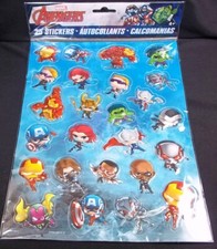 Marvel Avengers 3D stickers 25 count NIP