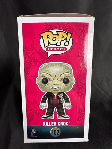 Killer Croc Suicide Squad #102 Funko Pop! Signe by Adewale Akinnuoye-Agbaje (PA) - Picture 5 of 6