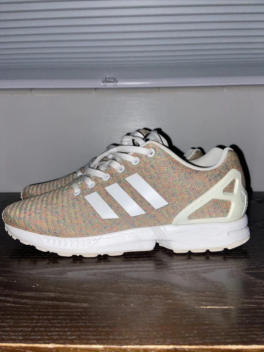 adidas zx flux multicolor knit and off white eBay