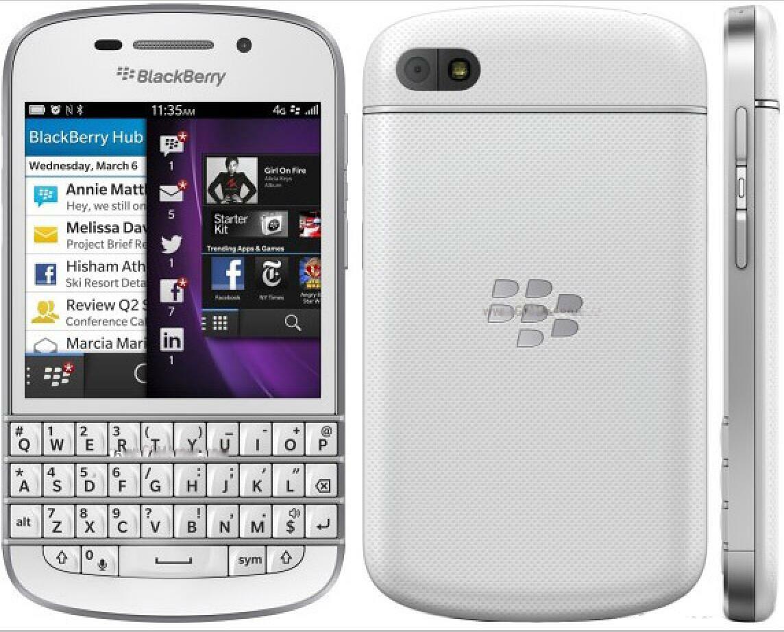 BlackBerry Q10 ホワイト 本体 箱付き Blackberry Q10 WiFi 3.1