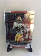 2021 Select Prizm Concource #68 Trey Sermon Silver Rookie RC San Francisco 49ers