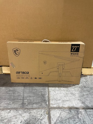 MSI 3CDQ G27C3F Black 27" WQHD 2560x1440 170Hz 1ms HDMI Curved Gaming Monitor