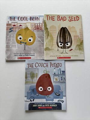 Jory John Children's Book Lot Couch Potato- Bad Seed-Cool Bean Lot 3
