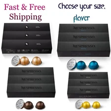 Nespresso Capsules Vertuo Dark Roast Coffee, 30-Count Coffee Pods, Brews 7.8oz