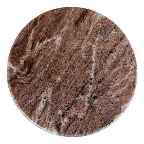 Natural Marble Green Chakla Kitchen Essential Rolling Pin Board (Chakla) Durable