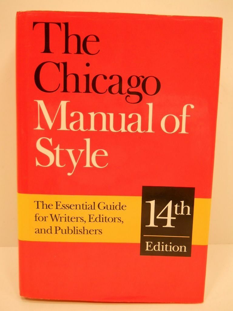 洋書 The Chicago Manual of Style 14th Edition The Chicago Manual of Style 14th Edition Book For Writers Editors