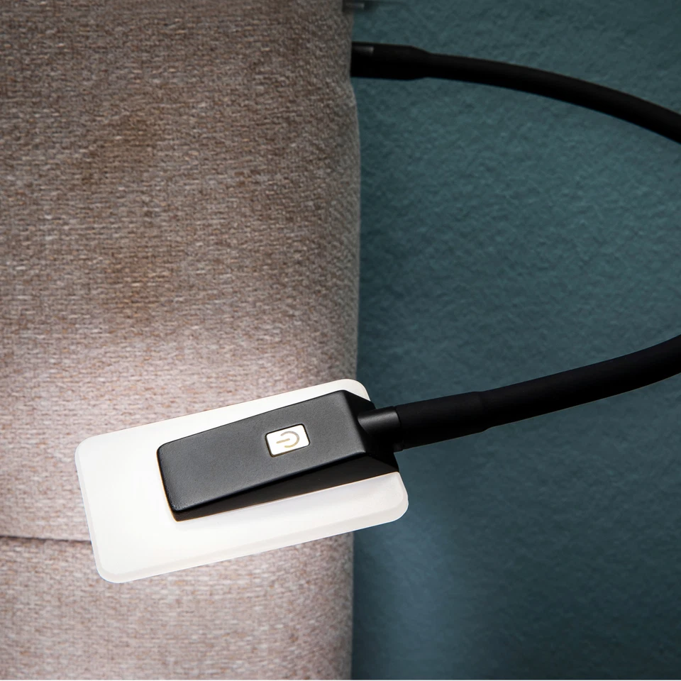 kalb | LED Bettleuchte Leseleuchte Flexleuchte Nachttischlampe Leselampe schwarz - Bild 2 von 4