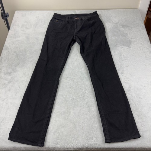 True Religion NWOT Men's Size 32x34 Ricky Flap SN Straight Leg Black Flare Jeans