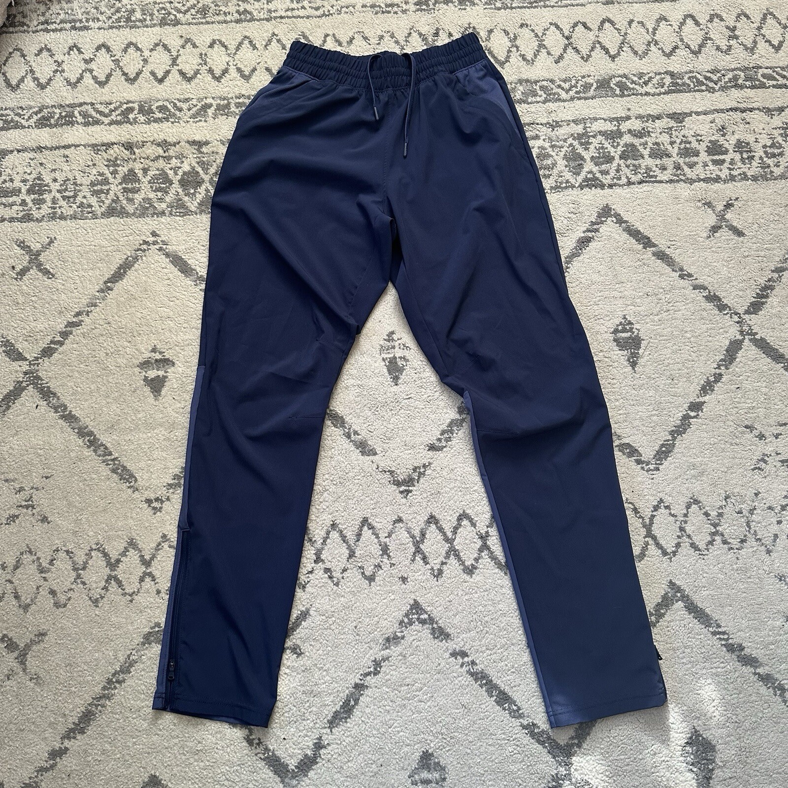 Under Armour UA Squad Mens Warm Up Pants Navy Blue Small Size