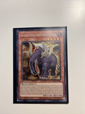 Yugioh! Advanced Crystal Beast Amber Mammoth - BLCR-EN014 - Secret Rare - 1st Ed