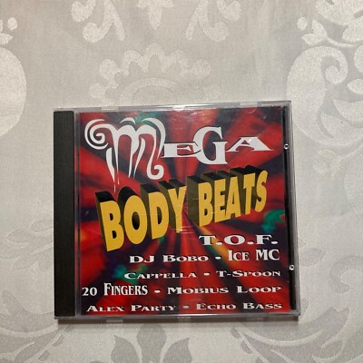 Mega Body Beats (1995) T.O.F., DJ Bobo, Captain Hollywood, Cappella, Bit .. [CD]