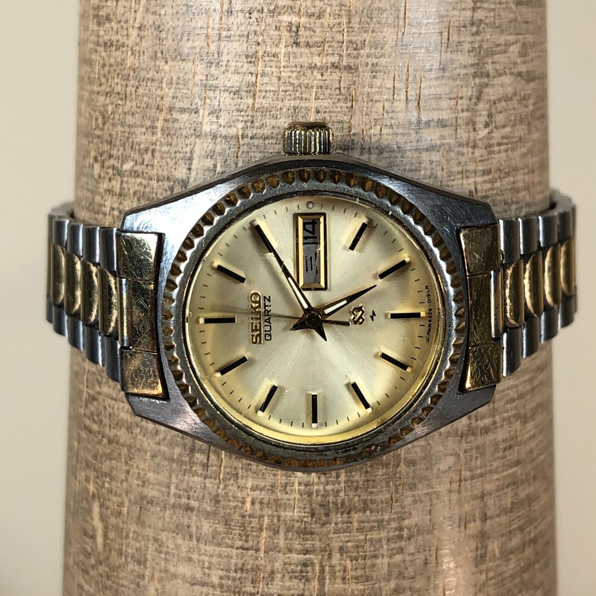 Vintage Seiko SQ Womens President Fluted Bezel Japan Day Vintage Seiko SQ Womens President Fluted Bezel Japan Day