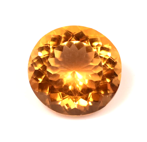 1 pièce de saphir jaune de Ceylan naturel 8 x 8 mm en forme