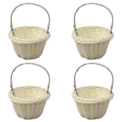 Handwoven Baskets Eye Catching Flower Arrangements Container for Tabletop Decors