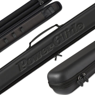 Powerglide Svartur schwarz 3/4 Snooker/Pool Queue Case - Kostenloser Versand