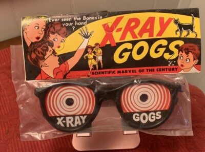 X RAY GOGS GLASSES See Thru Bones in Hand Illusion Funny Goggles Trick Joke Gags