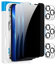 3-PACK Protector de Pantalla Privacidad Vidrio Templado para iPhone 13 Pro Max