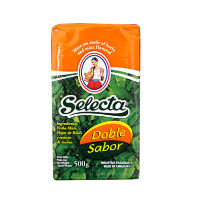 Mate Tee Selecta Yerba Mate Doble Sabor 500g