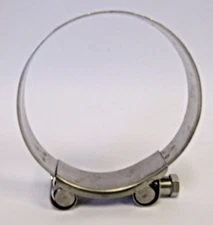 NEW 92-97 MM (3.62-3.82 IN) HEAVY DUTY 304 STAINLESS STEEL T-BOLT HOSE CLAMP NIB