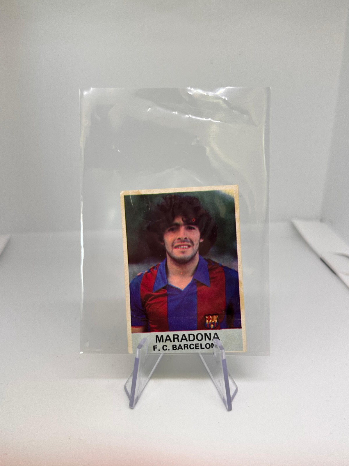 Maradona Mateo Mirete 1982 FC Barcelona Parte de abajo trasera despegada