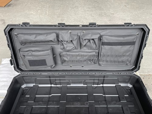 Low Profile Storage Box Gun Case Heavy Duty Waterproof Roof Cargo Plastic 60L - Picture 9 of 15