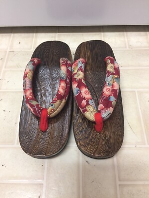 Japanese Wooden Geta Clogs Size