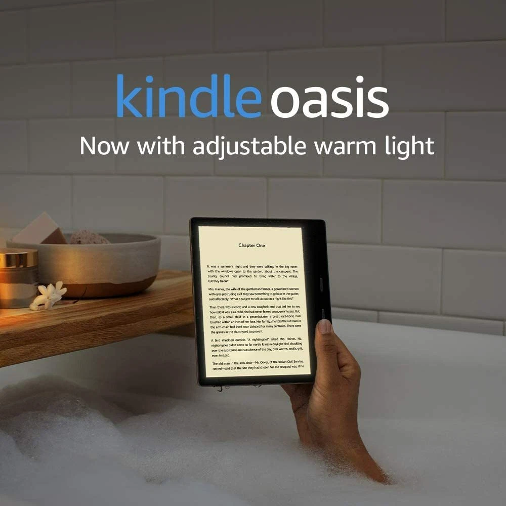 Kindle Oasis 10th Gen 8GB/32GB, Wi-Fi, 7in adjustable light, WITH OR WITHOUT ADS