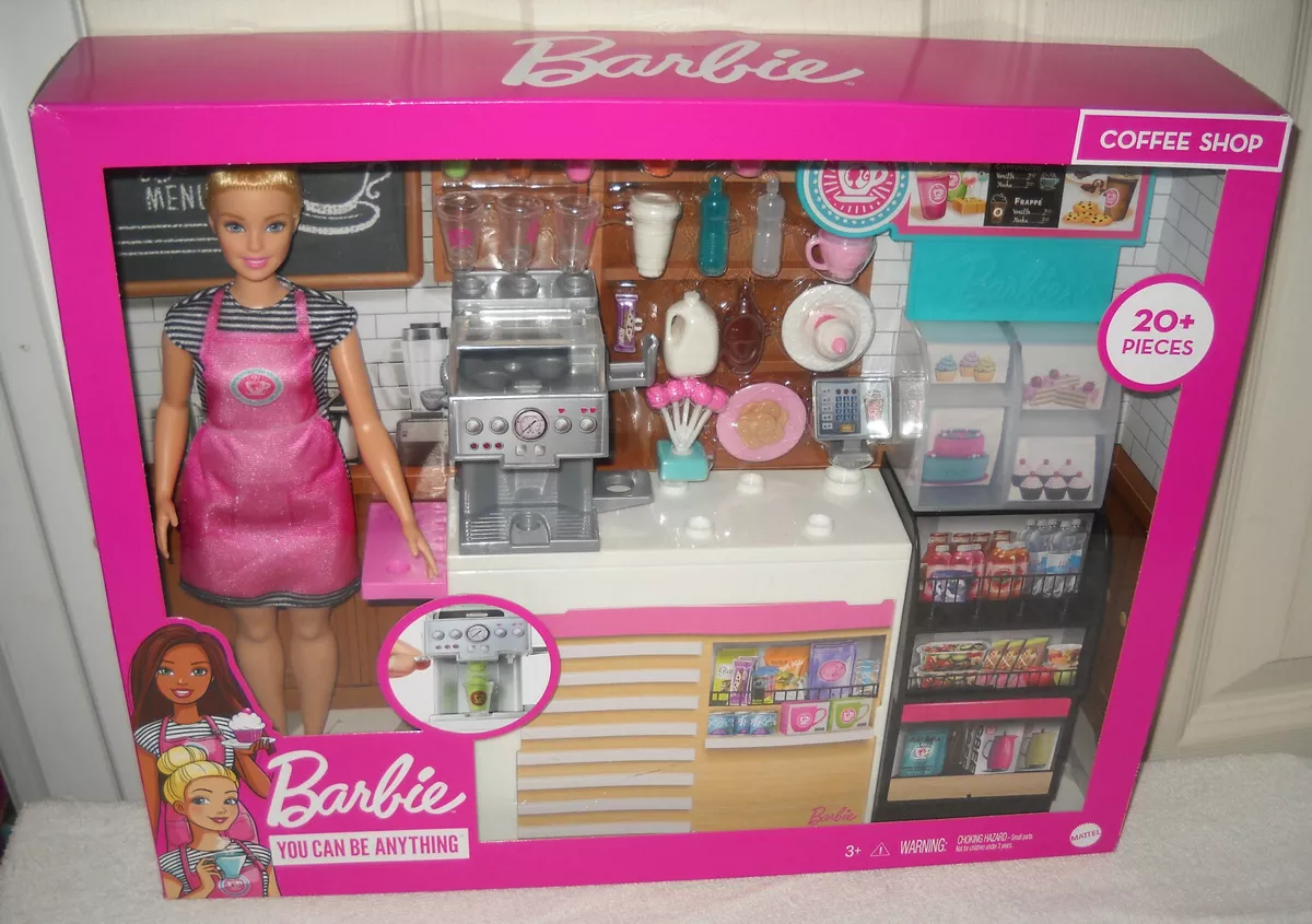 Barbie career coffee shop and doll playset sales
