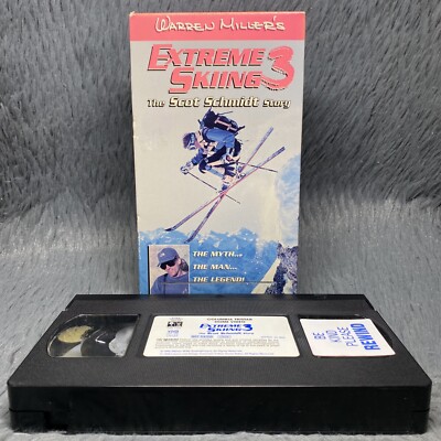 Warren Miller's Extreme Skiing 3 VHS Tape 1992 Scot Schmidt Story