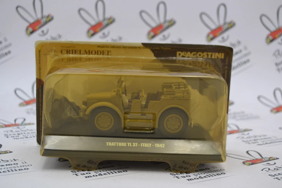 DIE CAST " TRATTORE TL 37 ITALY 1942 " MEZZI MILITARI DEAGOSTINI 1/43 - Immagine 2 di 2