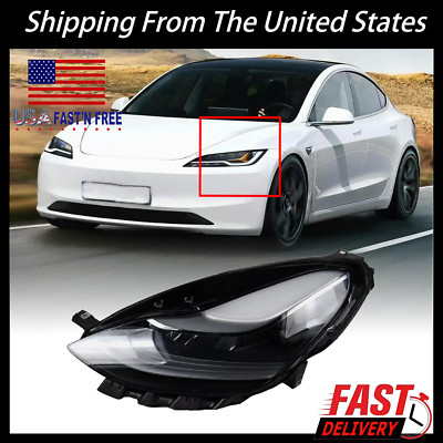 Left Headlight For 2021-2023 Tesla Model 3 Y Matrix LED Headlight Driver Side US