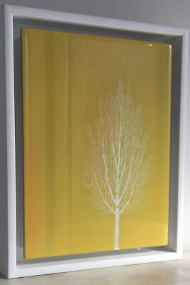 Nakisa Seika, Original, ''Bright Sky II'' signiert, betitelt & Box gerahmt.