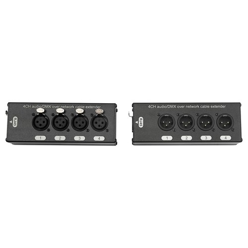 1 Pair Network Extenders 4-Channel Male Female Sub Snake Box XLR Extender Audio - Picture 6 of 14