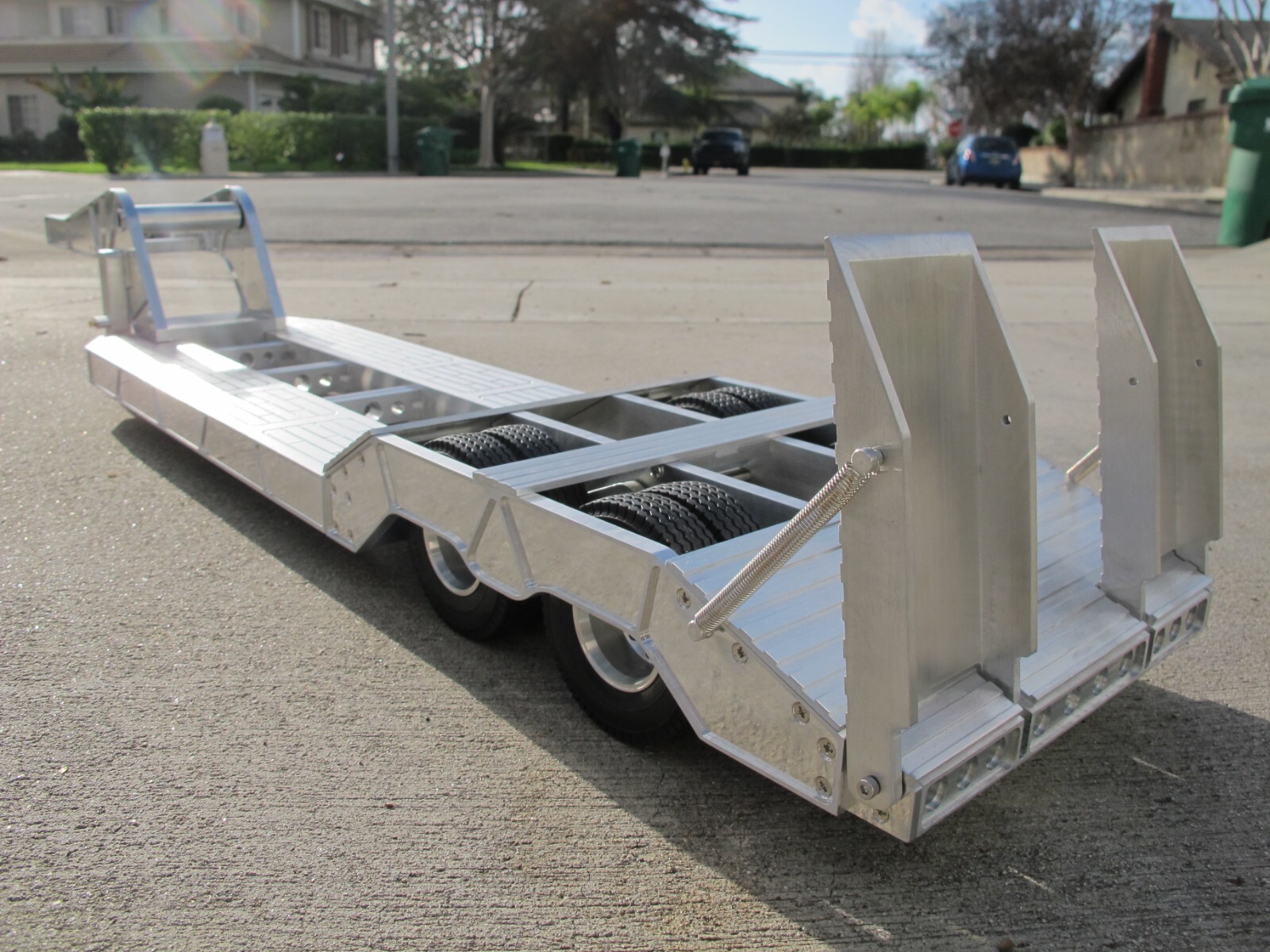 Pare-chocs Avant Aluminium Pour Camion Tamiya 1/14 - King Hauler, Grand