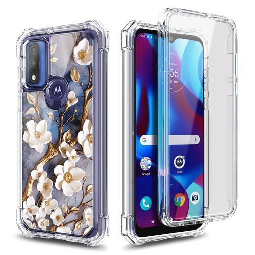 For Motorola Moto G Power 2022, Full Body Phone Case + Built-In Screen Protector - 第 89/106 張圖片