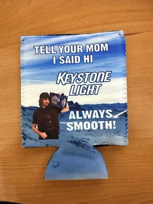Keystone Keith Stone Beer soda can koozie cooler river camping kayaking fishing