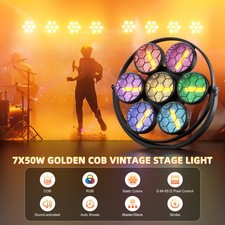 490W Golden RGB Strobe COB Light Stage Light for DJ Concert Weddings Nightclub