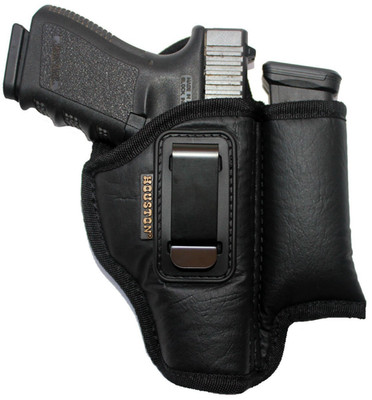 IWB Soft Houston Leather Gun Holster & Magazine Holder/Mag Pouch - Choose Model