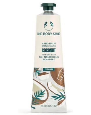 The Body Shop Coconut Handbalsam für trockene Haut 30ml TUBE VERBEULT