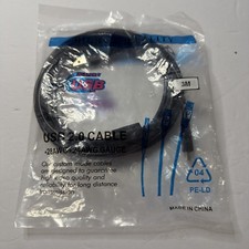 20ft USB 2.0 Computer Cable 28AWG 24AWG Hi speed High Quality New Free Shipping