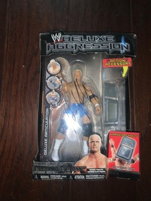 WWE Jakks Deluxe Aggression Autographed Hardcore  Holly Super Rare With Chair