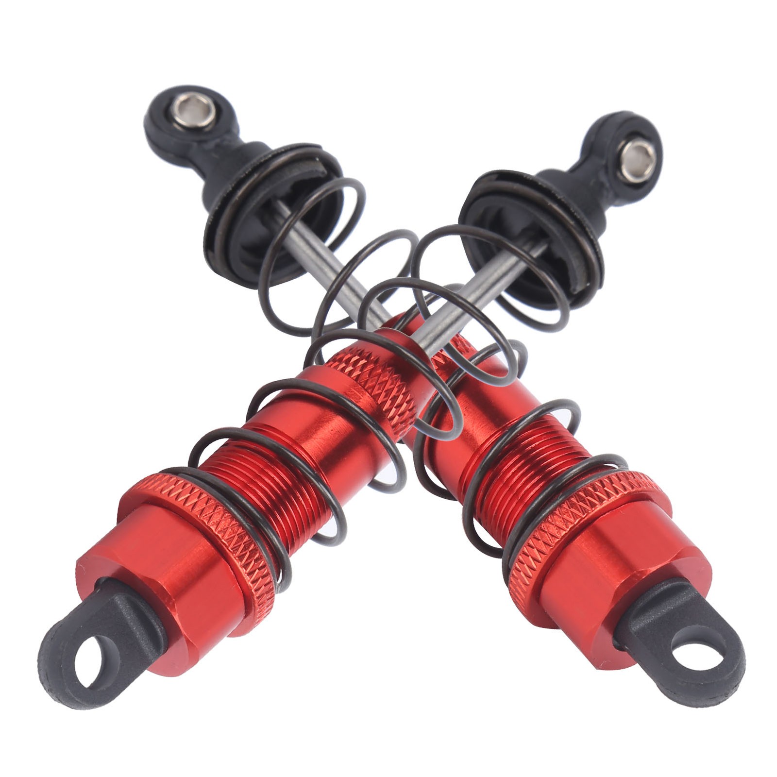 ✿ Red 2Pcs 90mm RC Metal Damper For SLASH 2WD RC Car U EC