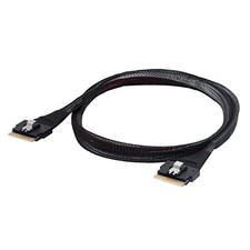PCIE Slimline SAS 4.0 SFF8654 8i 74pin Host to 74Pin Target Cable 50cm