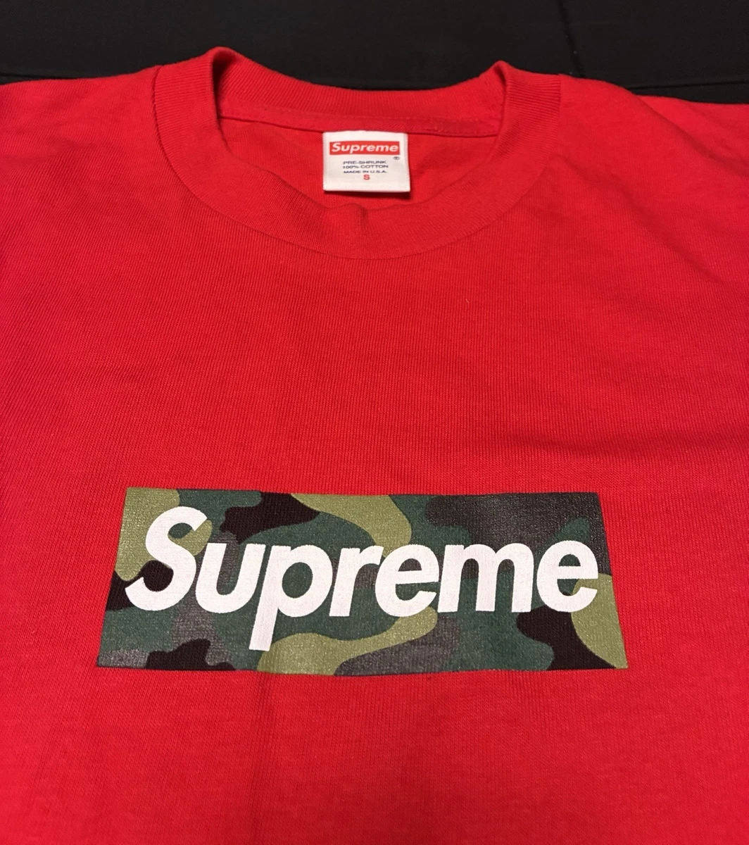 Supreme Red Box Logo In Men's T-Shirts for sale - eBay