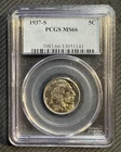 1937-S Buffalo Nickel, PCGS MS66