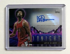 Artis Gilmore 2023-24 Topps Midnight Basketball Horizon Signatures Auto Bulls