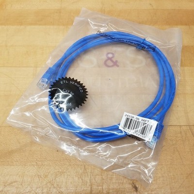 241SB-06 CAT 5e Patch Cable, 4 Pair UTP, 24AWG, 6Ft - NEW