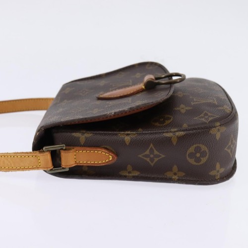 LOUIS VUITTON Monogram Saint Cloud MM Shoulder Bag M51243 LV Auth 144592 - Picture 3 of 24