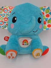 Fisher-Price Lights Learning Elephant Musical Plush Pre-School Baby Toy